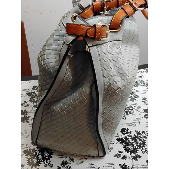 Simply Nicole Large woven Bag Blue - Picture 2 of 9